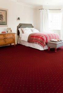 Cown Carpets Crown Wilton Pindot Bordeaux